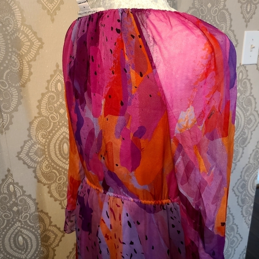 💗💗💗 💯 Silk DVF Dress 👗 - Picture 6 of 12